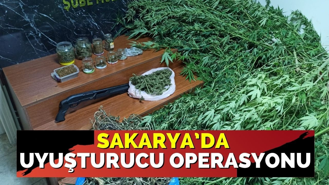 Sakarya’da uyuşturucu operasyonu