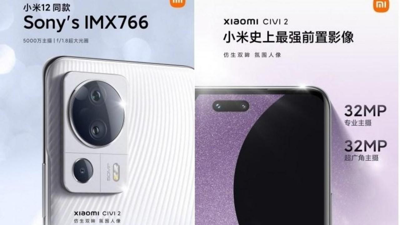 Xiaomi Civi 2'nin bazı özellikleri belli oldu