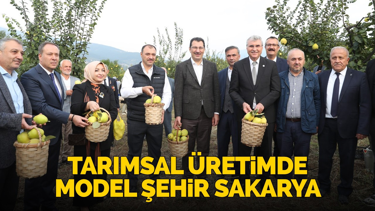 Tarımsal üretimde model şehir Sakarya