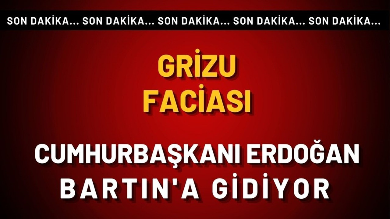 Cumhurbaşkanı Bartın'a Gidiyor