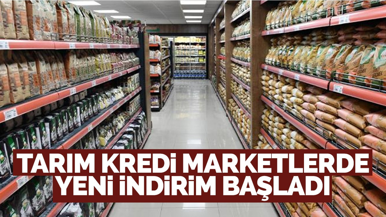 Tarım Kredi Marketlerde yeni indirim başladı