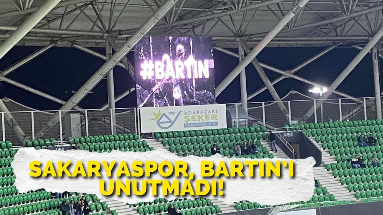 Sakaryaspor, Bartın’ı unutmadı!