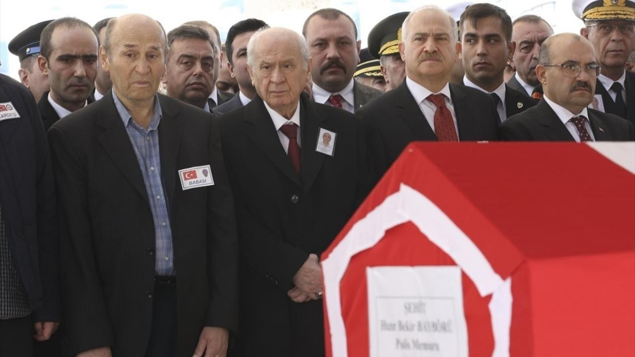 Şehit polis memuru Hızır Bekir Baybörü son yolculuğuna uğurlandı