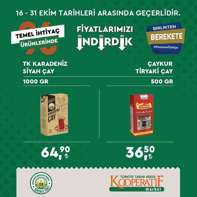 Tarım Kredi Kooperatif Marketlerinde büyük indirim - Sayfa 13