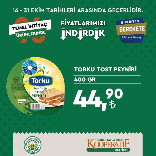 Tarım Kredi Kooperatif Marketlerinde büyük indirim - Sayfa 7