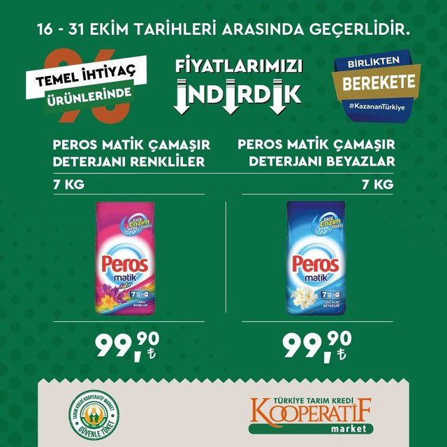 Tarım Kredi Kooperatif Marketlerinde büyük indirim - Sayfa 8