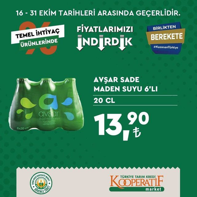 Tarım Kredi Kooperatif Marketlerinde büyük indirim - Sayfa 17