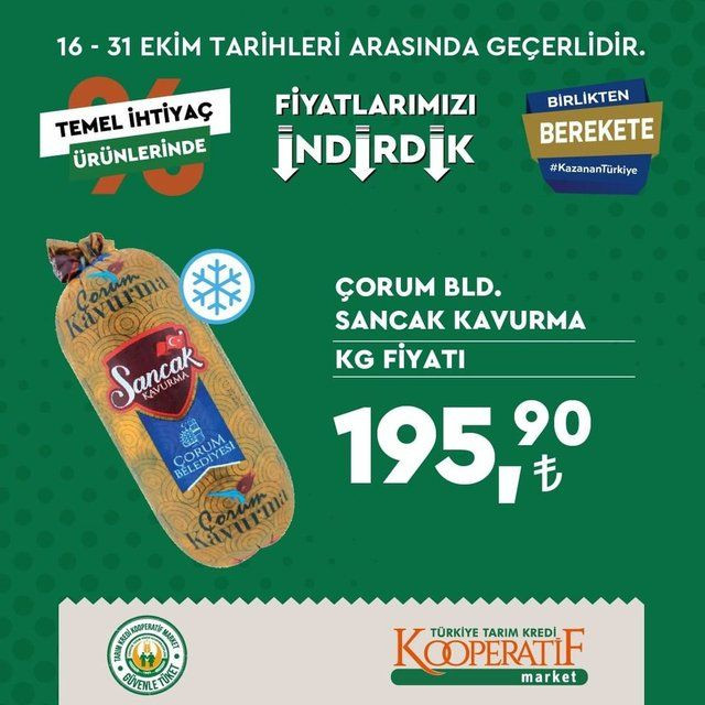 Tarım Kredi Kooperatif Marketlerinde büyük indirim - Sayfa 23