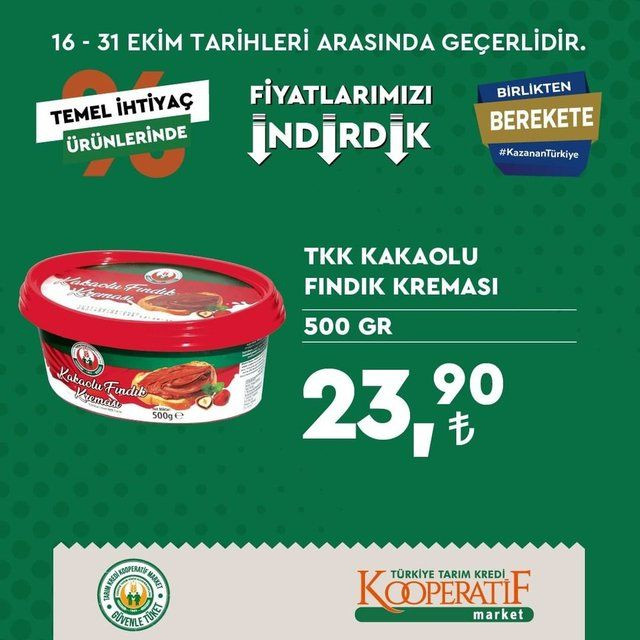 Tarım Kredi Kooperatif Marketlerinde büyük indirim - Sayfa 29