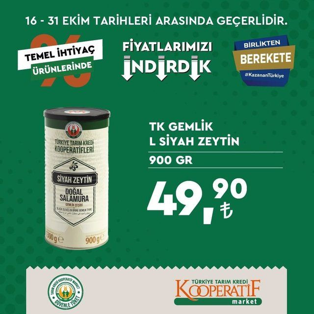 Tarım Kredi Kooperatif Marketlerinde büyük indirim - Sayfa 34