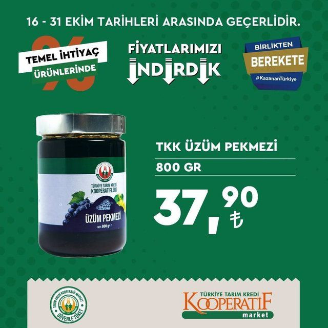 Tarım Kredi Kooperatif Marketlerinde büyük indirim - Sayfa 37