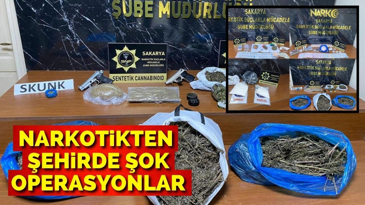 Narkotikten Şehirde Şok Operasyonlar