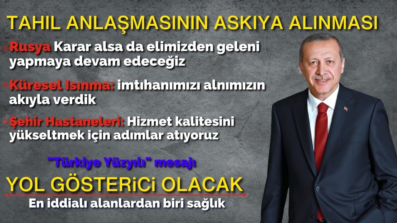 Erdoğan'dan 8. Türk Tıp Dünyası Kurultayı'nda önemli açıklamalar