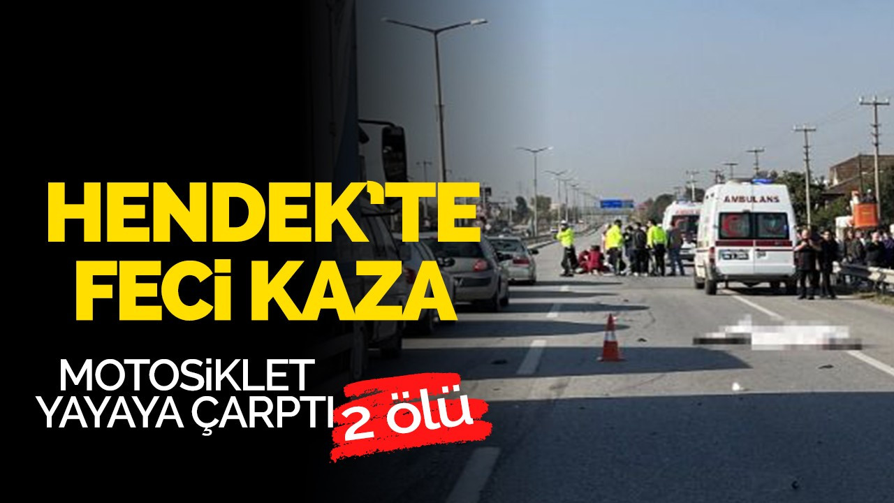 Hendek'te feci kaza: 2 ölü