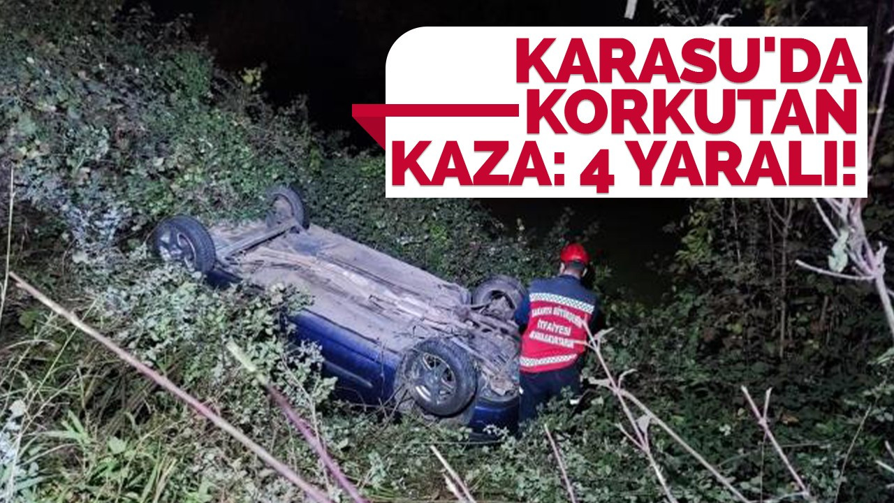 Karasu'da korkutan kaz: 4 yaralı!