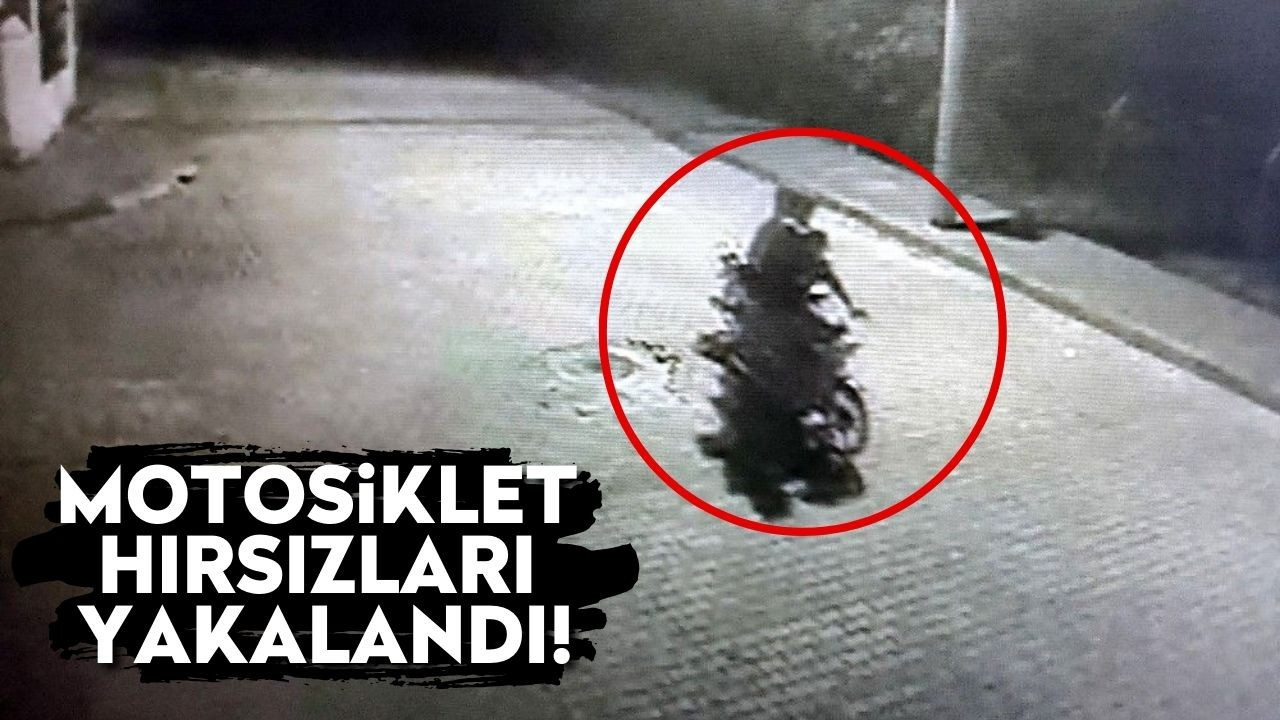 Motosiklet hırsızları yakalandı!