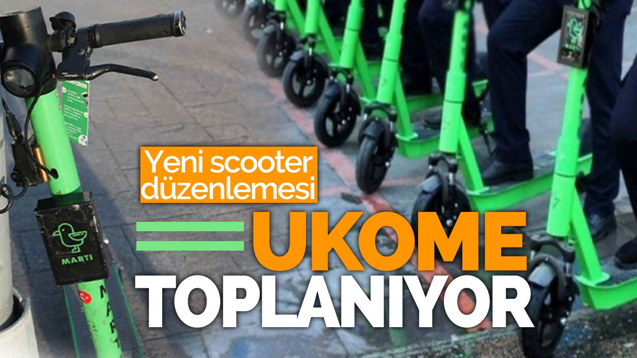 Yeni scooter düzenlemesi: UKOME toplanıyor - Haberfokus