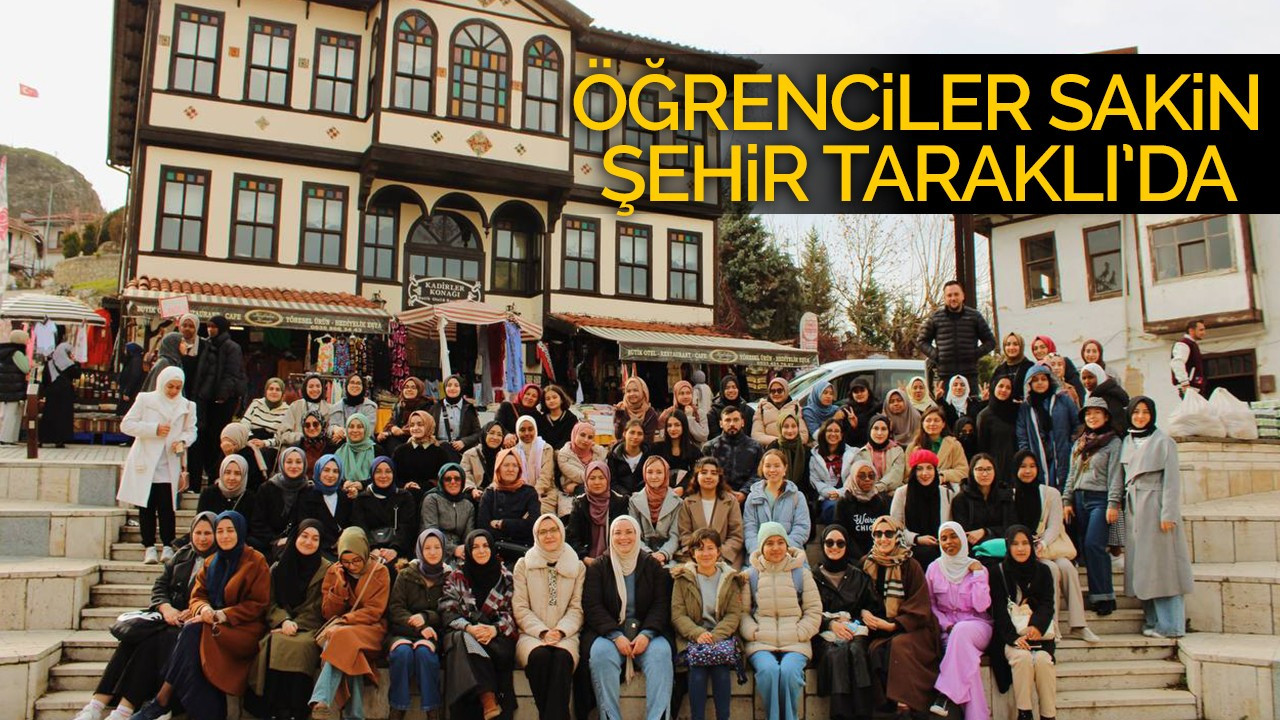 Öğrenciler Sakin Şehir Taraklı'da