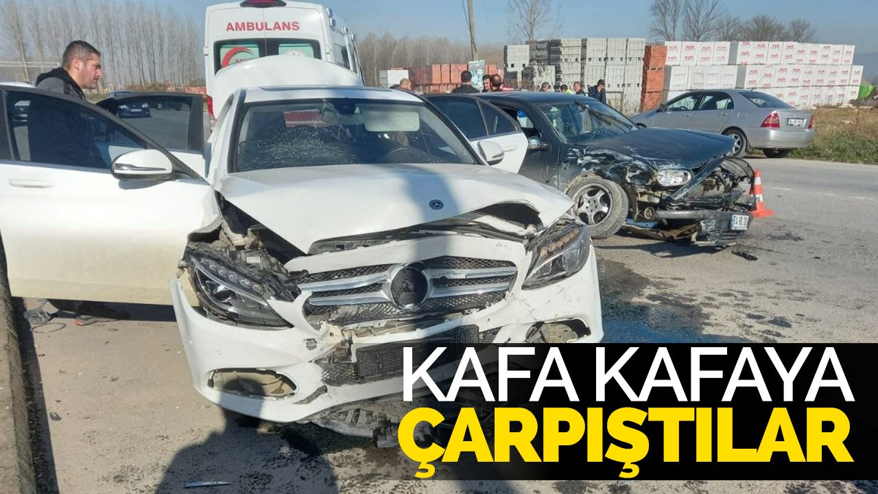 Kafa kafaya çarpıştılar