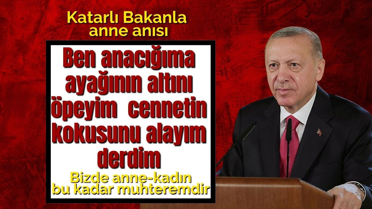 Cumhurbaşkanı Erdoğan, Katarlı bakan ile görüşmesini anlattı