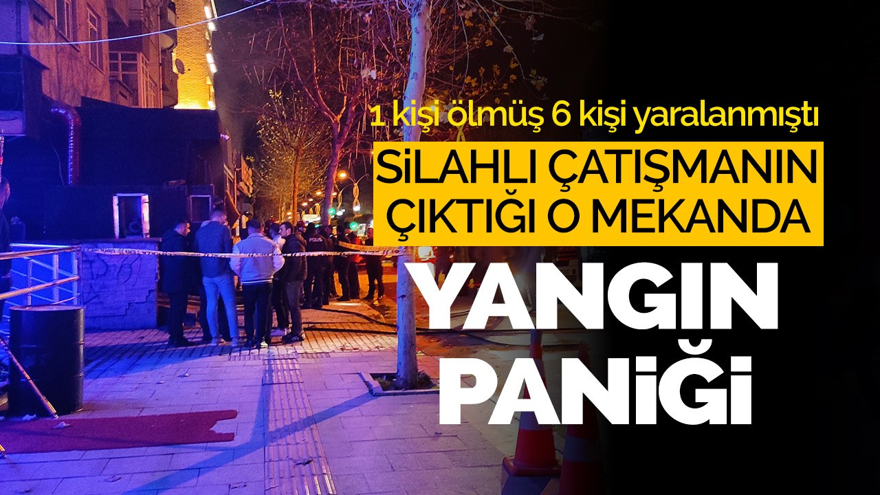 O mekanda yangın paniği