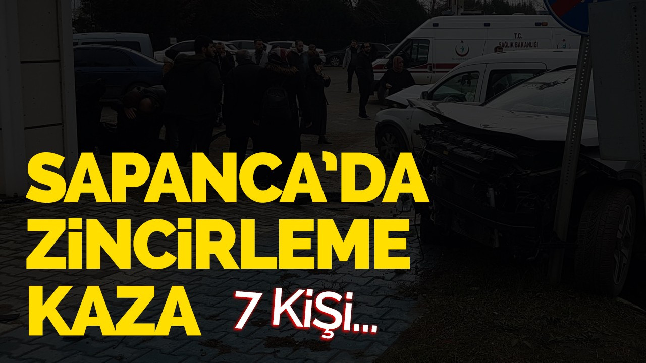 Sapanca'da zincirleme kaza