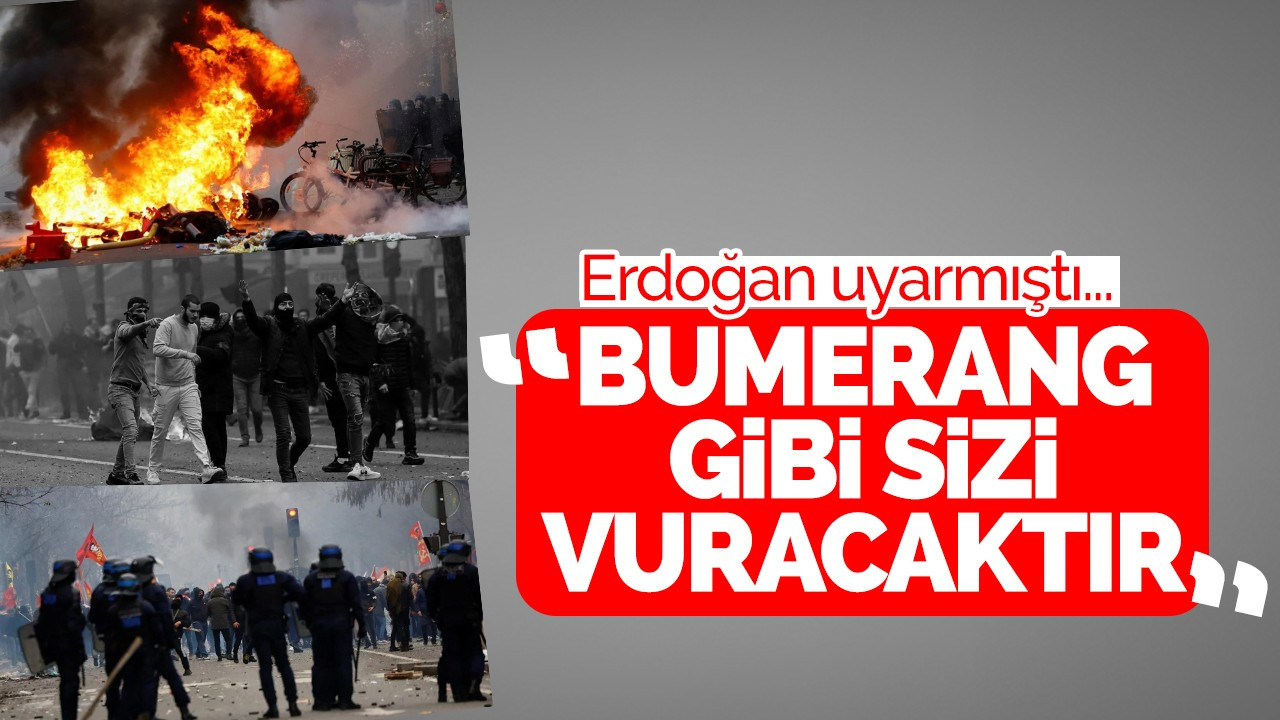 Erdoğan uyarmıştı: Bumerang gibi sizi vuracaktır