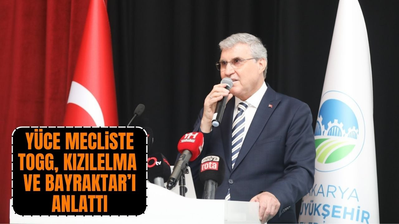 Yüce mecliste TOGG, Kızılelma ve Bayraktar’ı anlattı