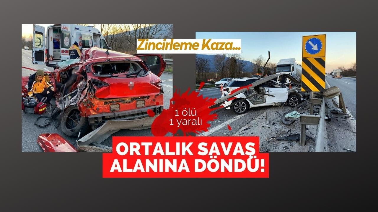 ZİNCİRLEME KAZA: ORTALIK SAVAŞ ALANINA DÖNDÜ!