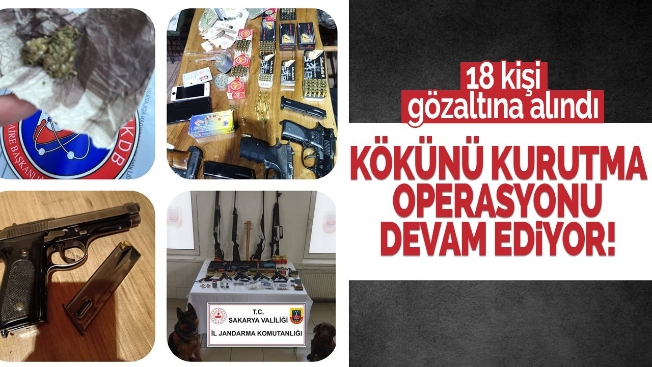 Kökünü kurutma operasyonu devam ediyor!