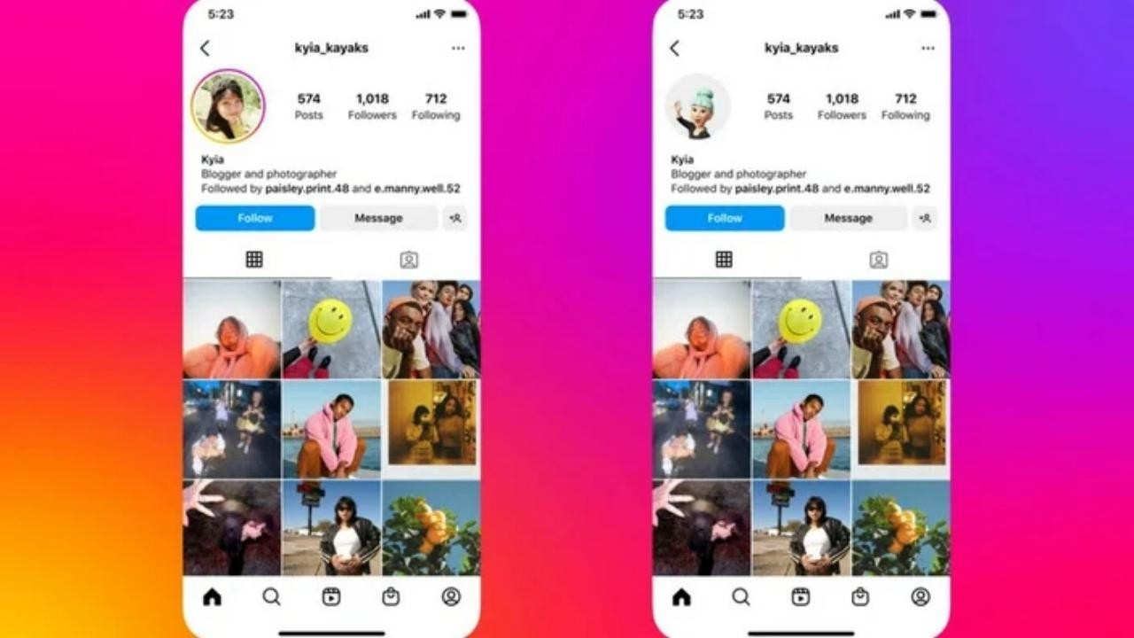 Instagram'da dinamik profil fotoğrafı devri
