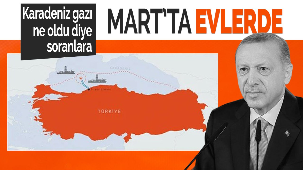 Cumhurbaşkanı Erdoğan: Karadeniz gazını martta hanelere veriyoruz