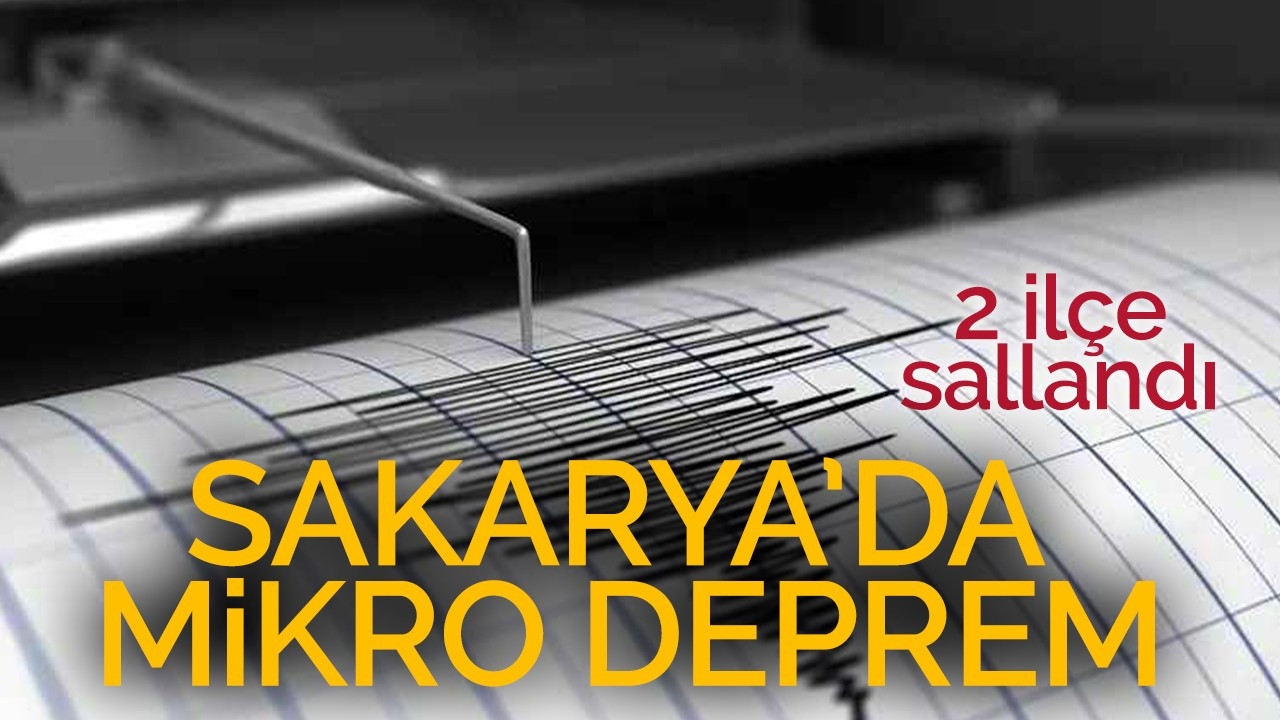 Sakarya'da iki ilçede mikro deprem