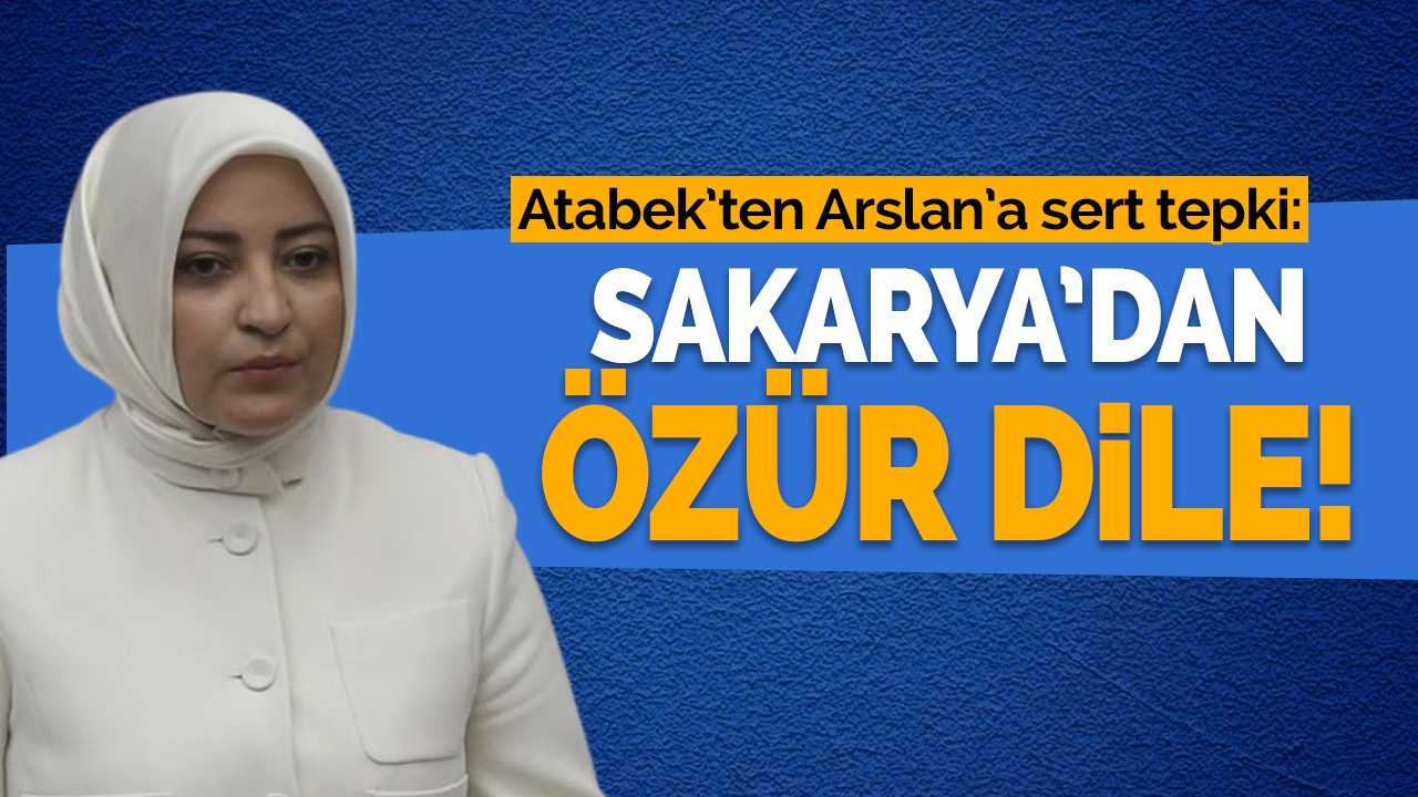 Atabek’ten Uğur Arslan’a sert tepki!