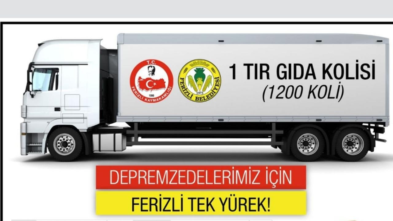Ferizli depremzedeler için ”Tek yürek”