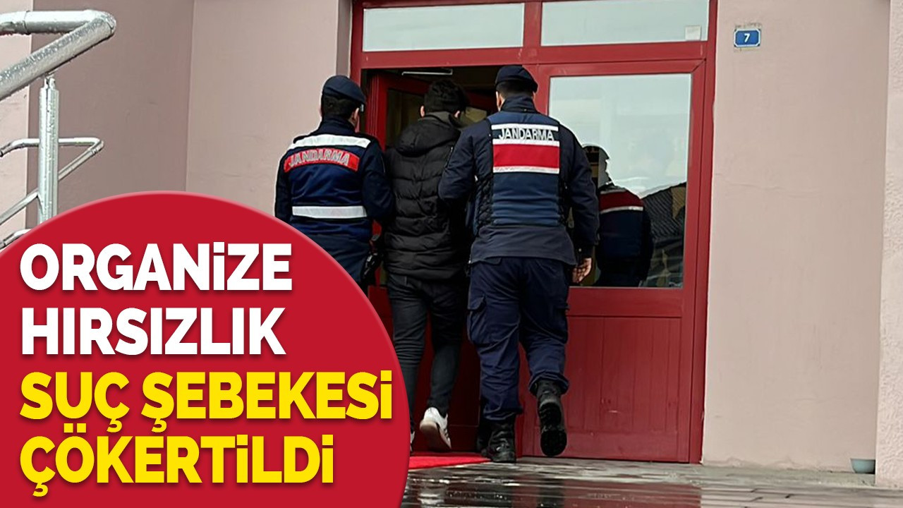 Organize Hırsızlık Suç Şebekesi Çökertildi