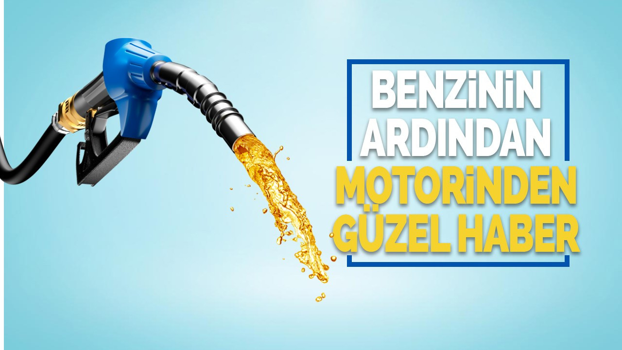 Benzinin ardından motorinden güzel haber