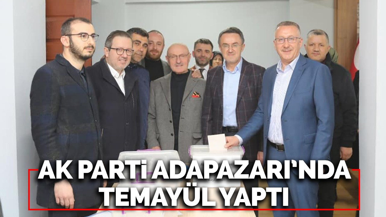 AK Parti Adapazarı’nda Temayül Yaptı