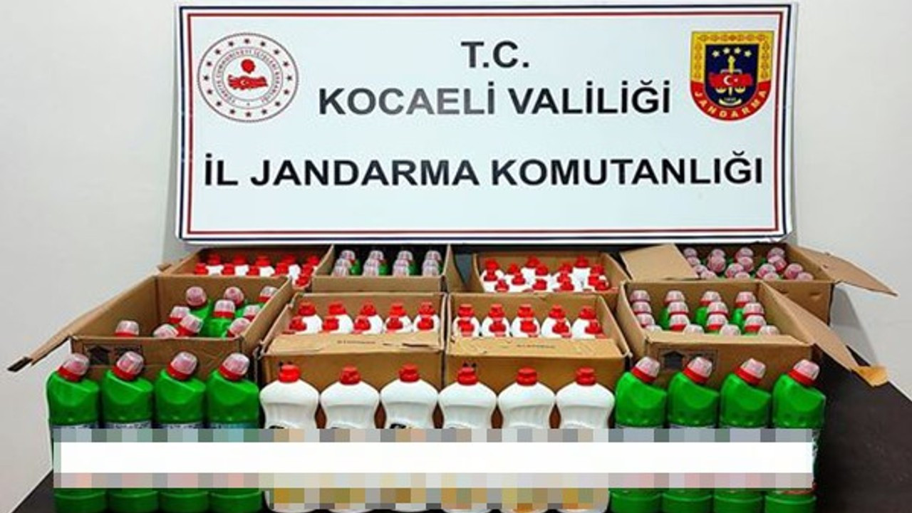 Kocaeli’de binlerce sahte deterjan ele geçirildi