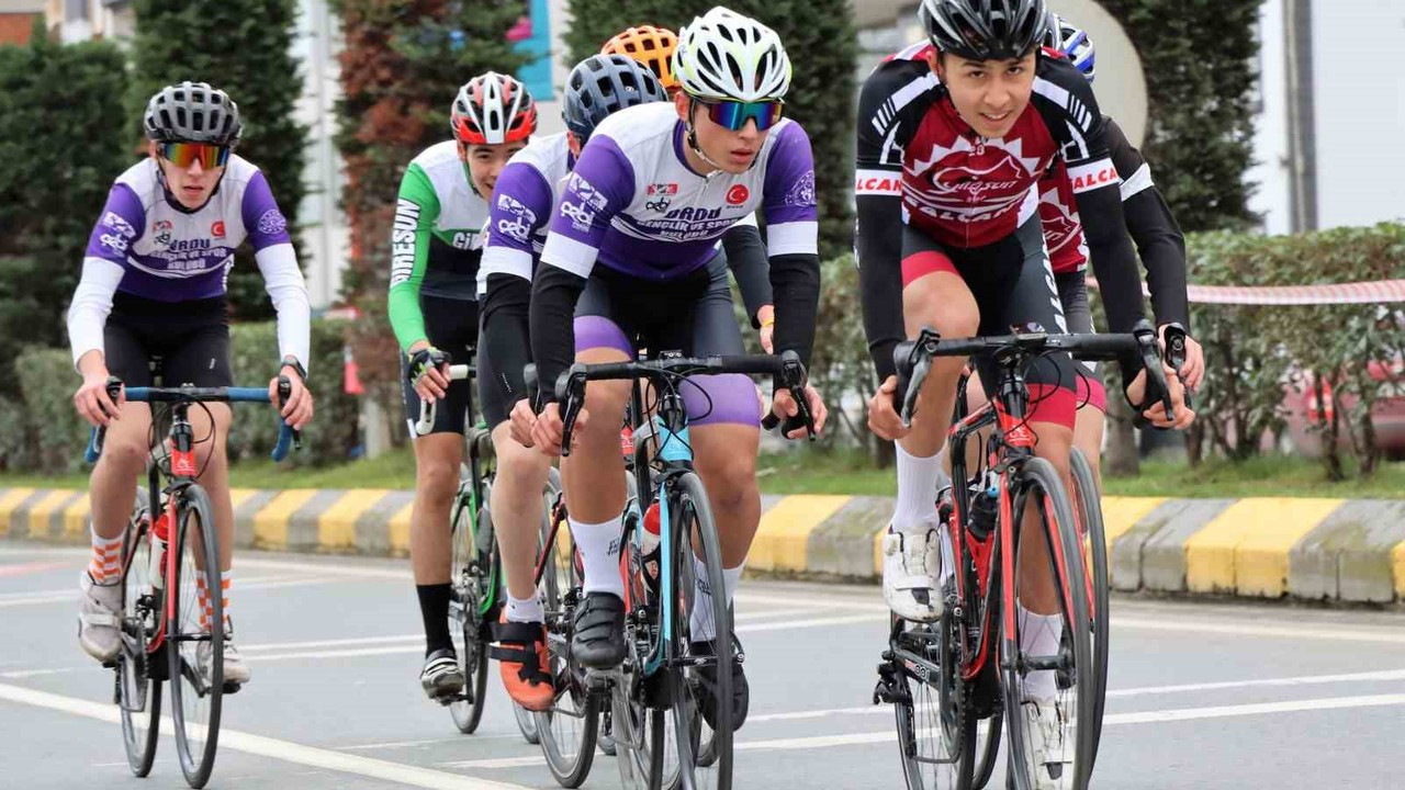 Trabzon’da bisiklet yarışları heyecanı yaşandı