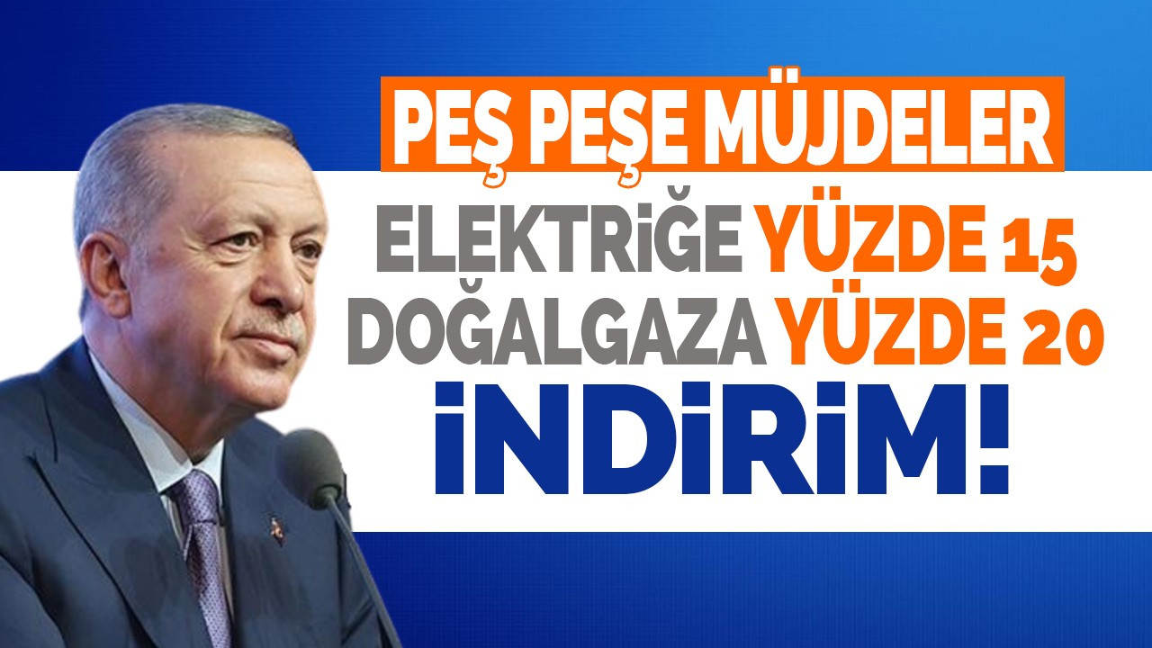 Cumhurbaşkanı Erdoğan grup toplantısında müjdeleri sıraladı!