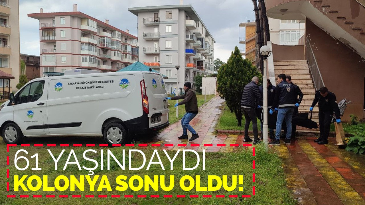 61 yaşındaydı kolonya sonu oldu!