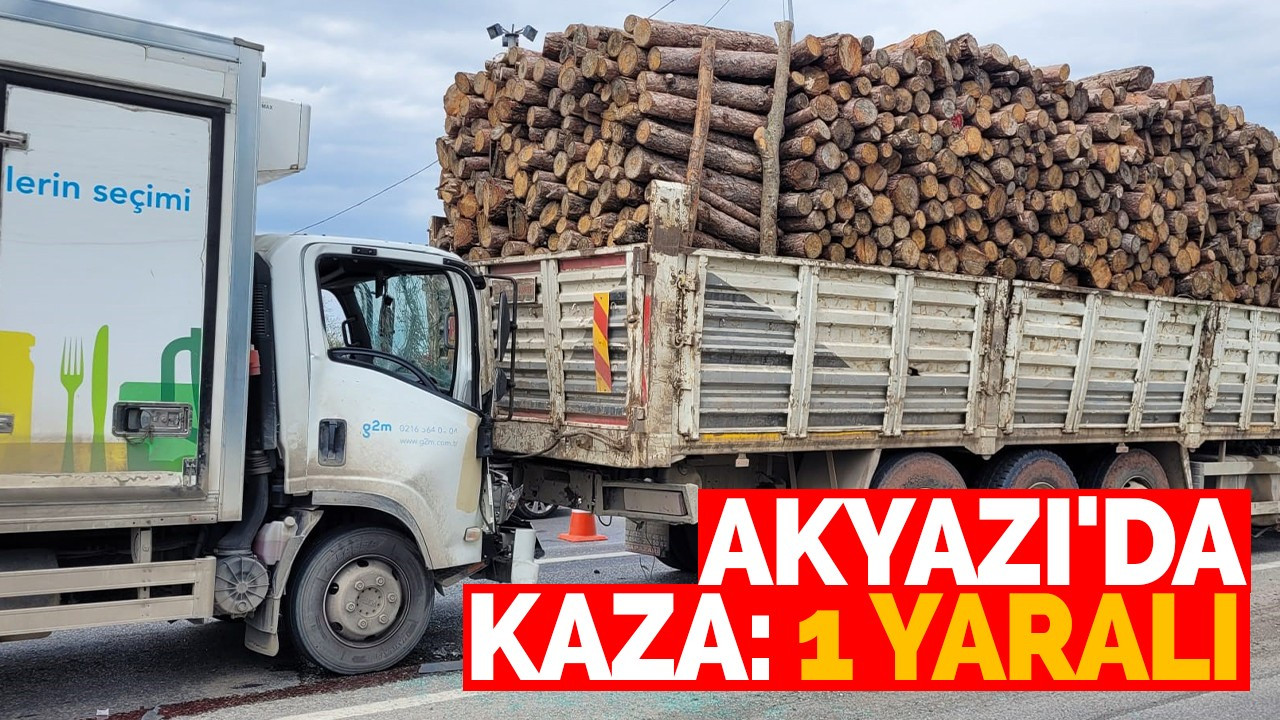 Akyazı'da kaza: 1 yaralı