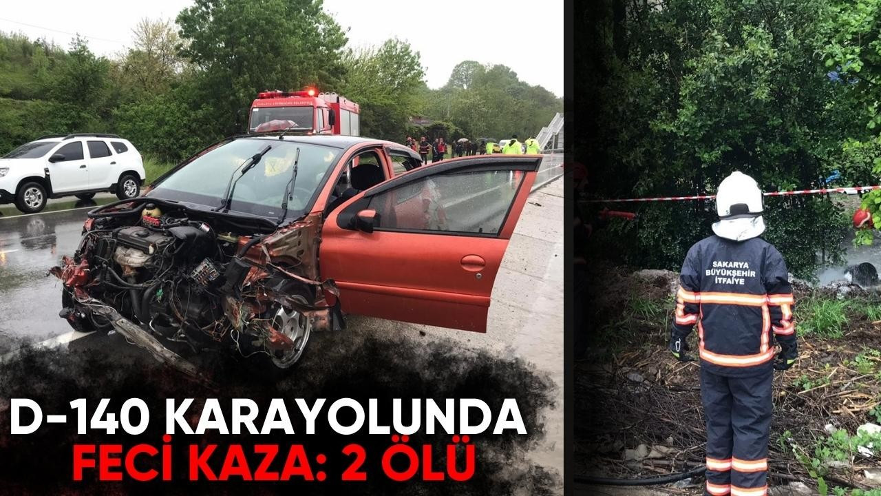 D-140 karayolunda feci kaza: 2 ölü