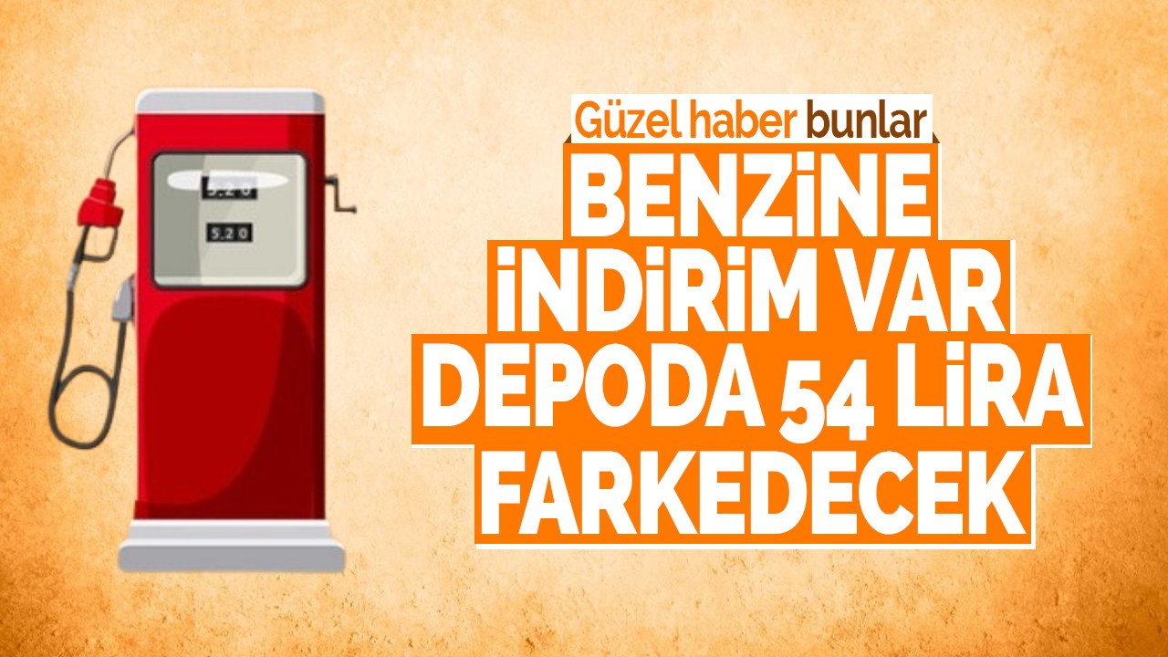 Benzine indirim geliyor