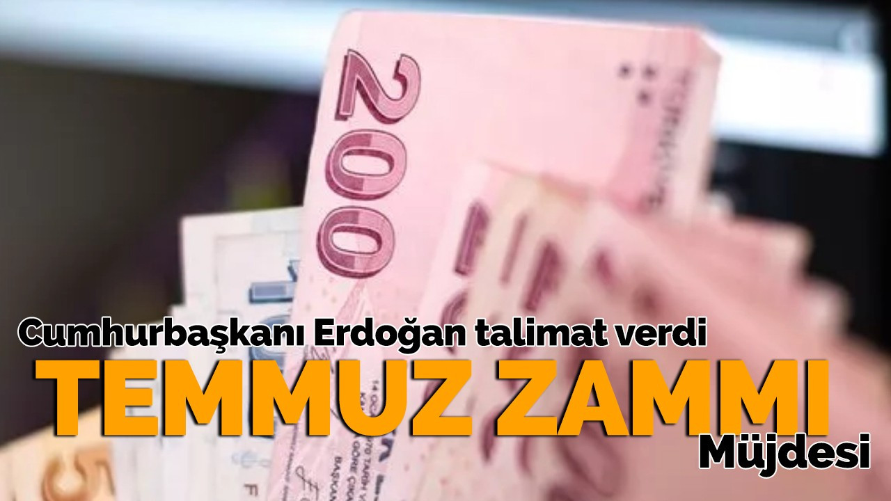 Cumhurbaşkanı Erdoğan'dan maaş zammı müjdesi