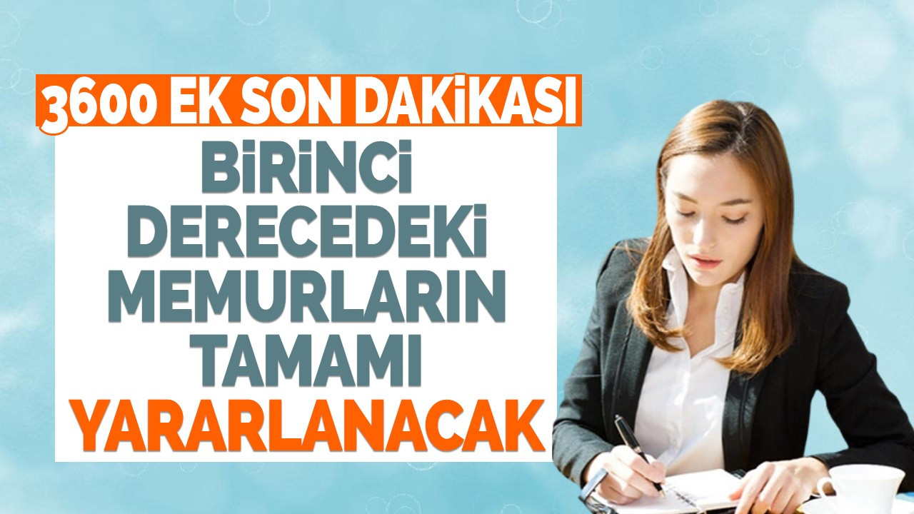 Bakan Bilgin'den 3600 ek son dakikası!