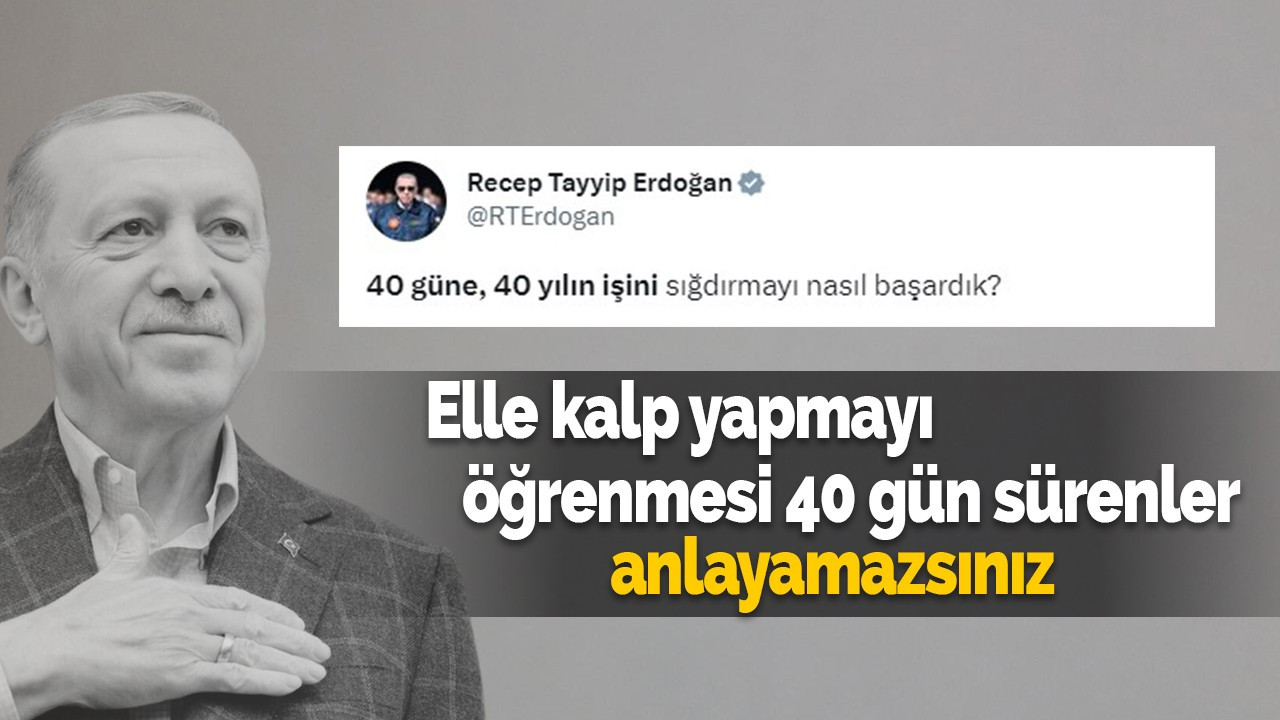 Erdoğan: 15 yıl önce diktiğimiz fidanların meyvelerini topluyoruz