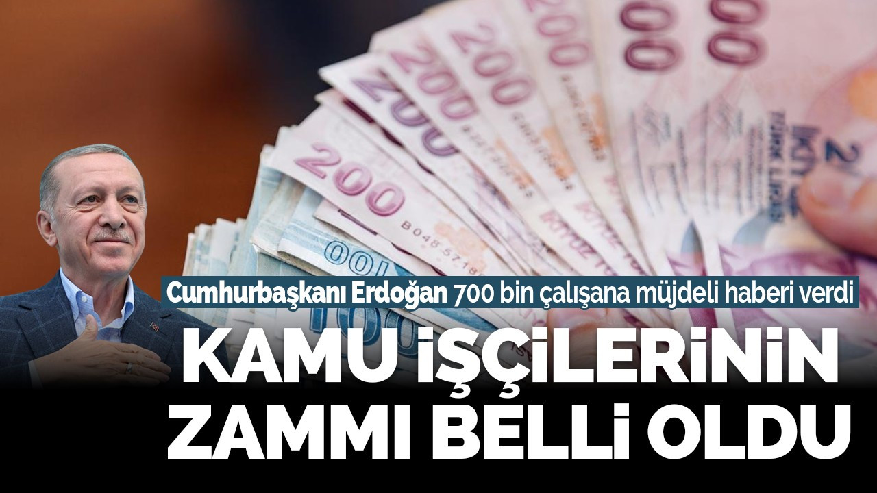 Milyonlarca kamu işçisinin zammı belli oldu!