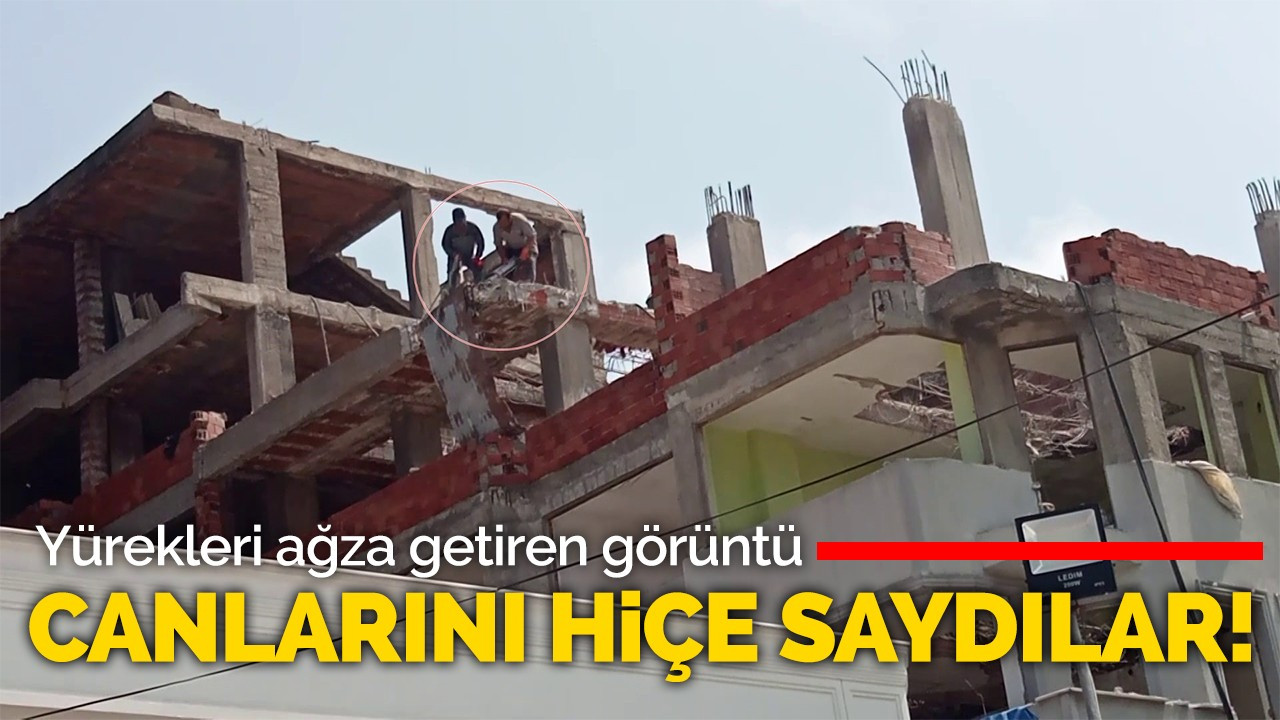 Yürekleri ağza getiren görüntü! Canlarını hiçe saydılar